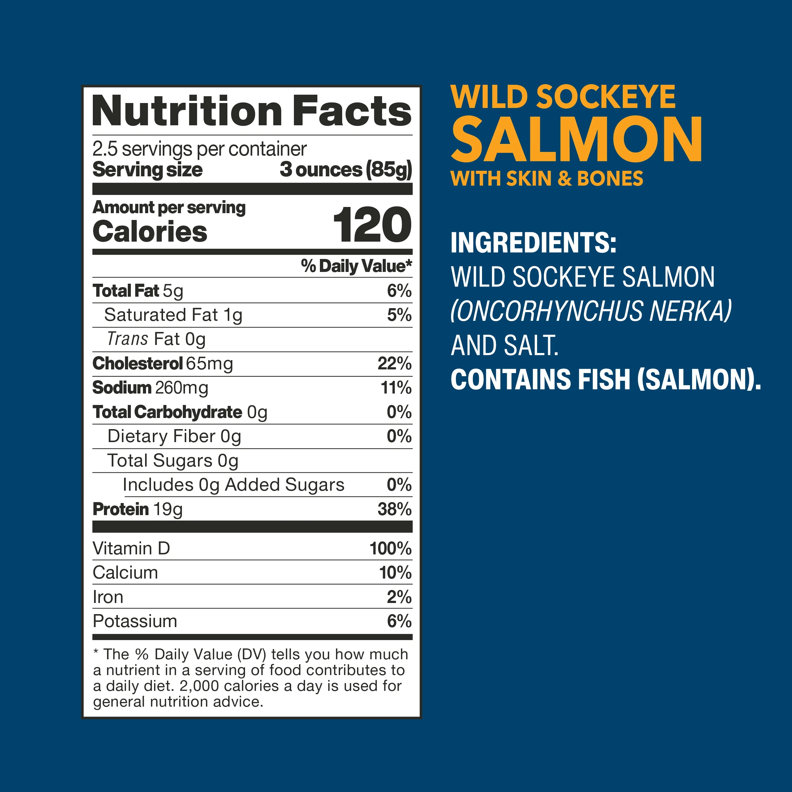 Wild Sockeye Salmon with Skin & Bones - Image 7