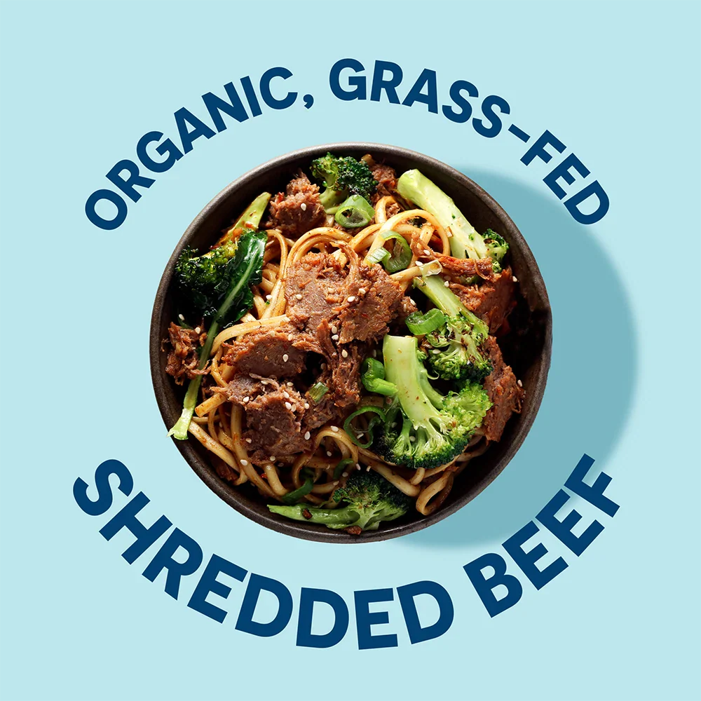 Organic Shredded Beef Single-Serve Pouch No Salt Added - Image 4